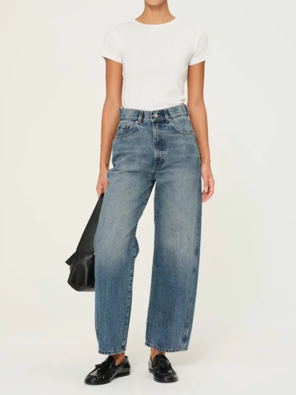 Taylor Barrel Ultra High Rise 27" Jeans | Endless Sea sold by DL1961
