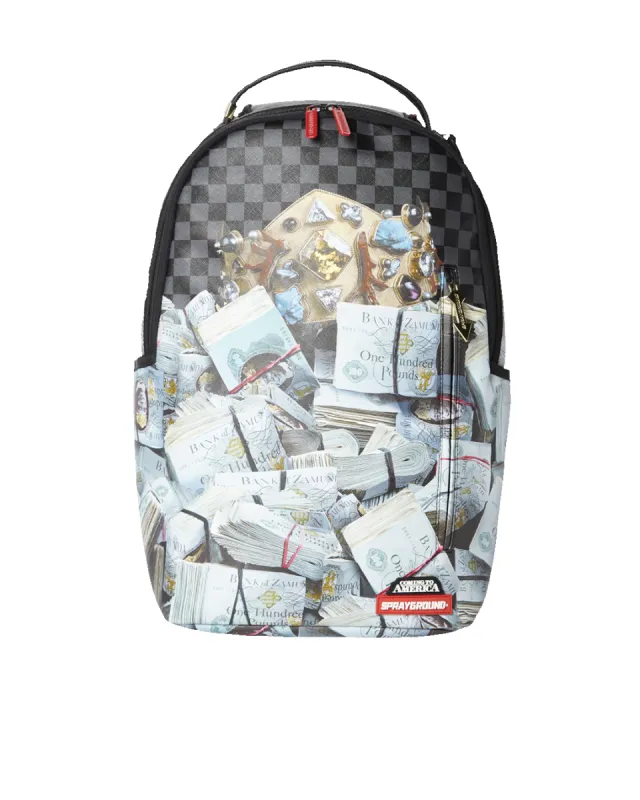 BANK STACKS OF ZAMUNDA COMING 2 AMERICA BACKPACK sold by Sprayground