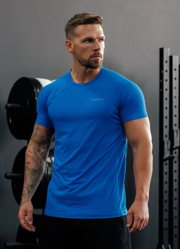Gym King Energy Linear Tee - Royal Blue sold by The Gym King