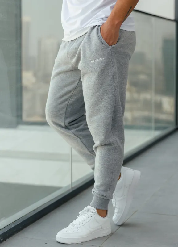Gym King Linear Fundamental Jogger - Grey Marl sold by The Gym King