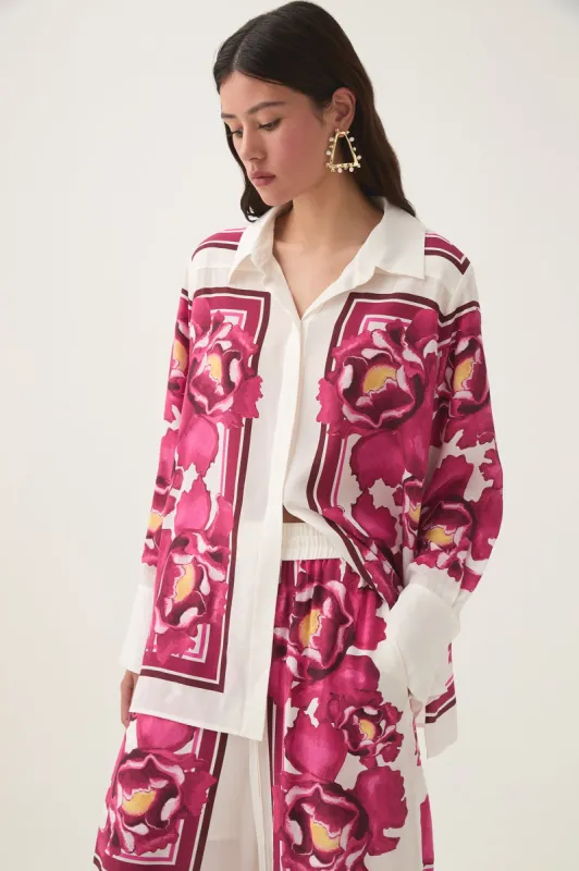 Atomic Silk Shirt sold by Aje