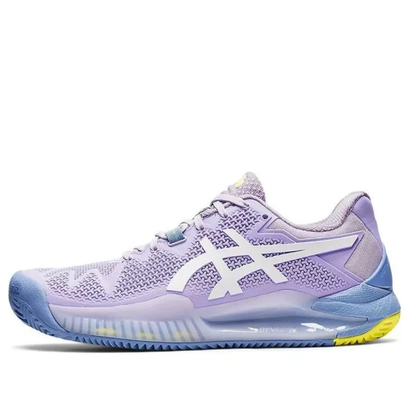 (WMNS) ASICS Gel-Resolution 8 Tennis Sneakers 'Lilac Blue' 1042A070-501 sold by KicksCrew