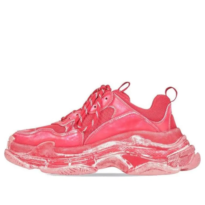 (WMNS) Balenciaga Triple S 'Dark Red' 524039W3CN36000 sold by KicksCrew