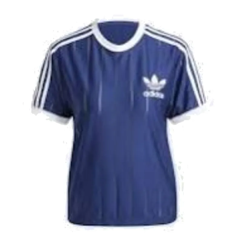 WMNS) adidas Adicolor 3-Stripes Pinstripe T-Shirt Asia
