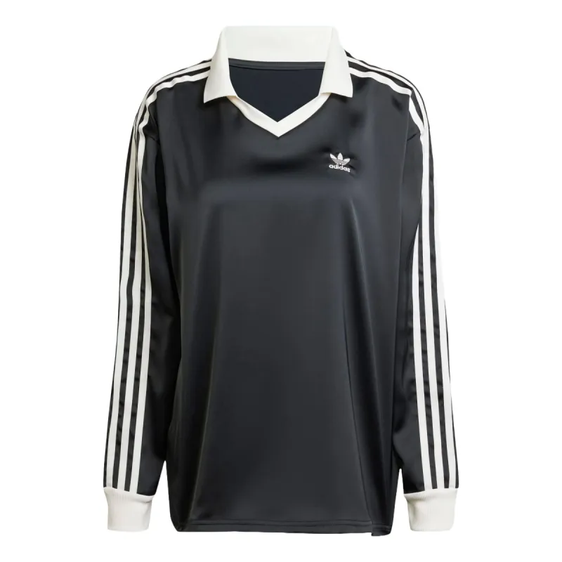 WMNS) adidas 3-Stripes Satin Long Sleeve T-shirt Asia Sizing