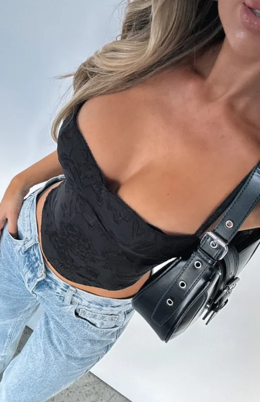 Broken Dreams Bustier Black sold by White Fox Boutique