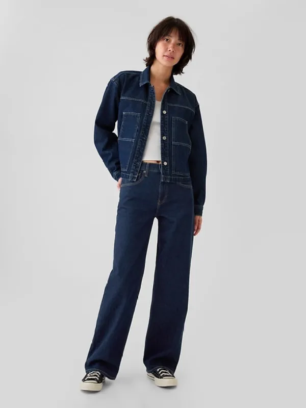 Mid Rise Double Cargo '90s Loose Jeans sold by GAP