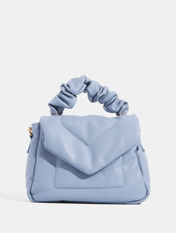 Leo Puffy Ruched Handle Mini Tote sold by Skinnydip London