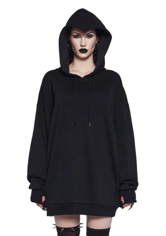 Nocturnal Embrace Pullover Hoodie sold by Dolls Kill