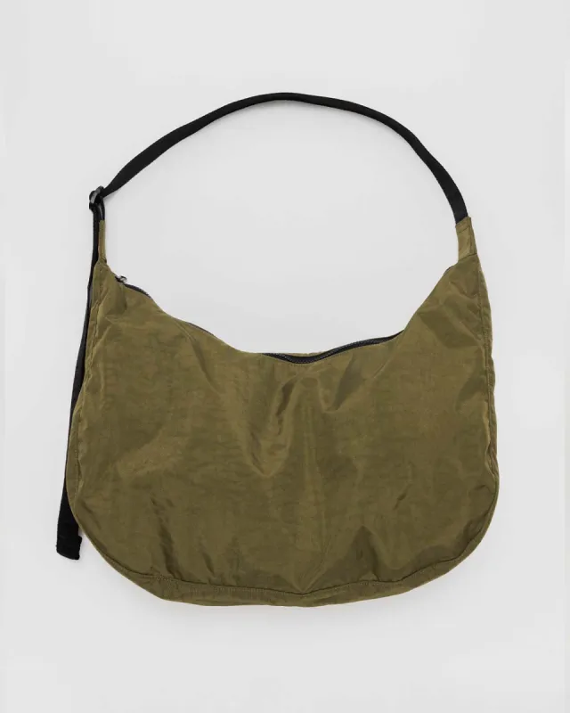 Large Nylon Crescent Bag - Seaweed sold by ban.do