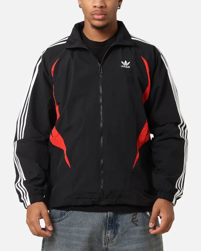 Adidas Archive Track Jacket Black/Better Scarlet | Parallel