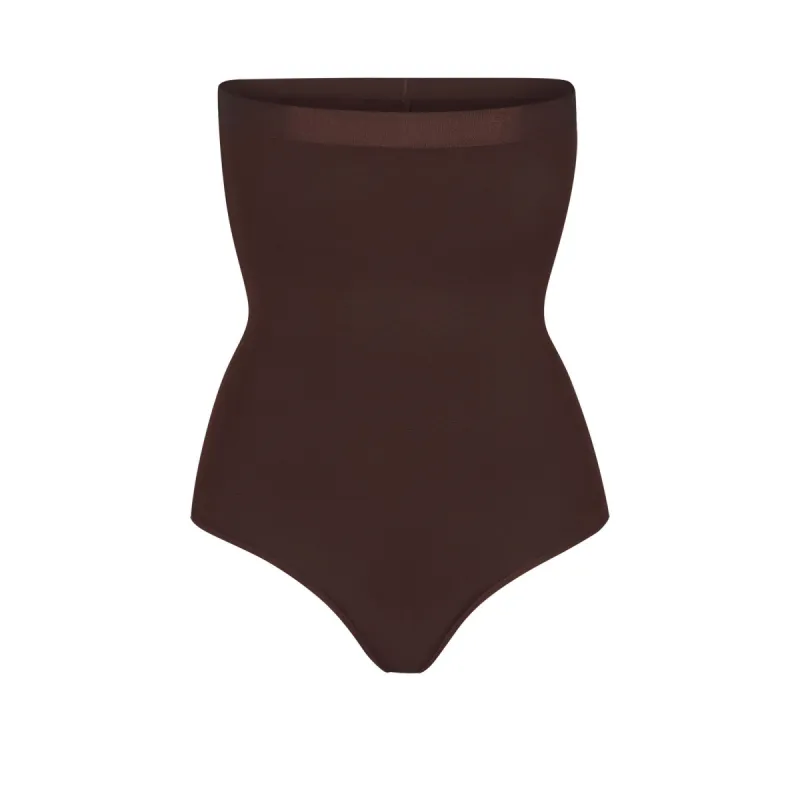 SIMPLY BARE HIGH-WAISTED THONG | COCOA sold by SKIMS
