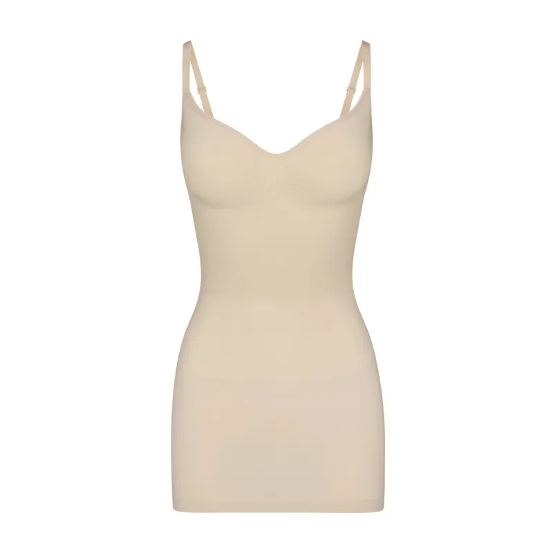 SEAMLESS SCULPT SLIP DRESS | SAND sold by SKIMS