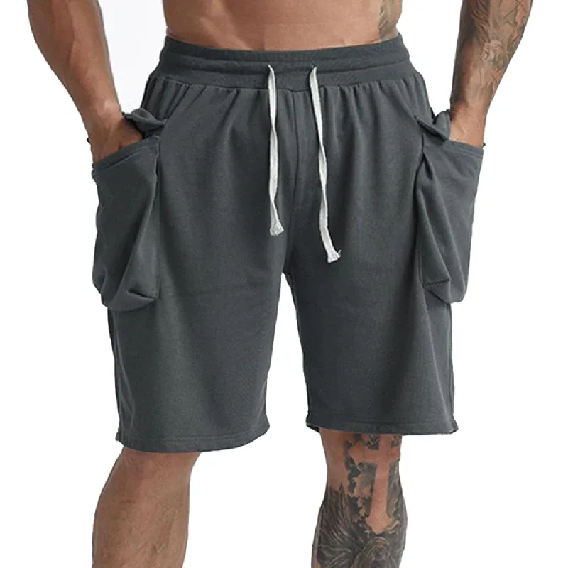 Men's Casual Multi-Pocket Sports Shorts 97827364Y sold by Manly