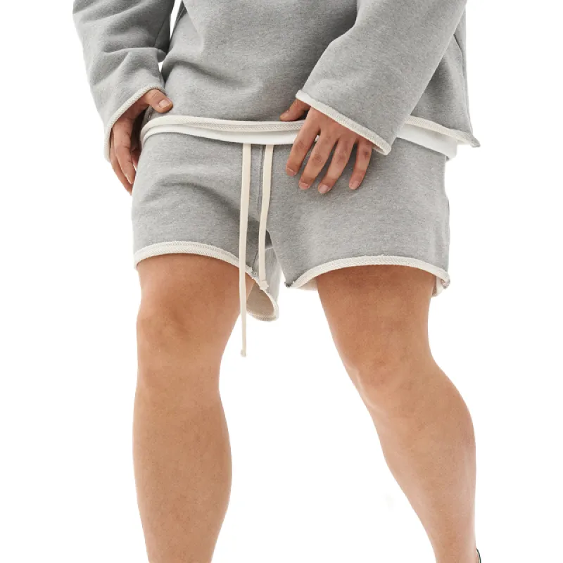 Men's Washed Raw Edge Loose Fit Shorts 29368385Z sold by Manly
