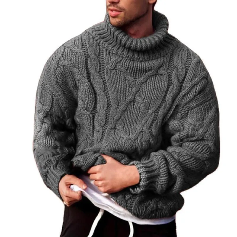 Men's Twisted Turtleneck Men's Sweater 14212346X sold by Manly