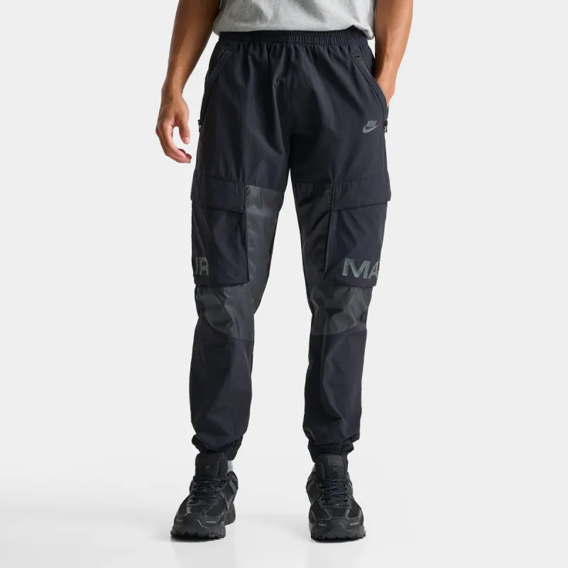 【Nike】Woven Cargo Pants Nike Tech Black Woven Cargo Pants – Puffer Reds