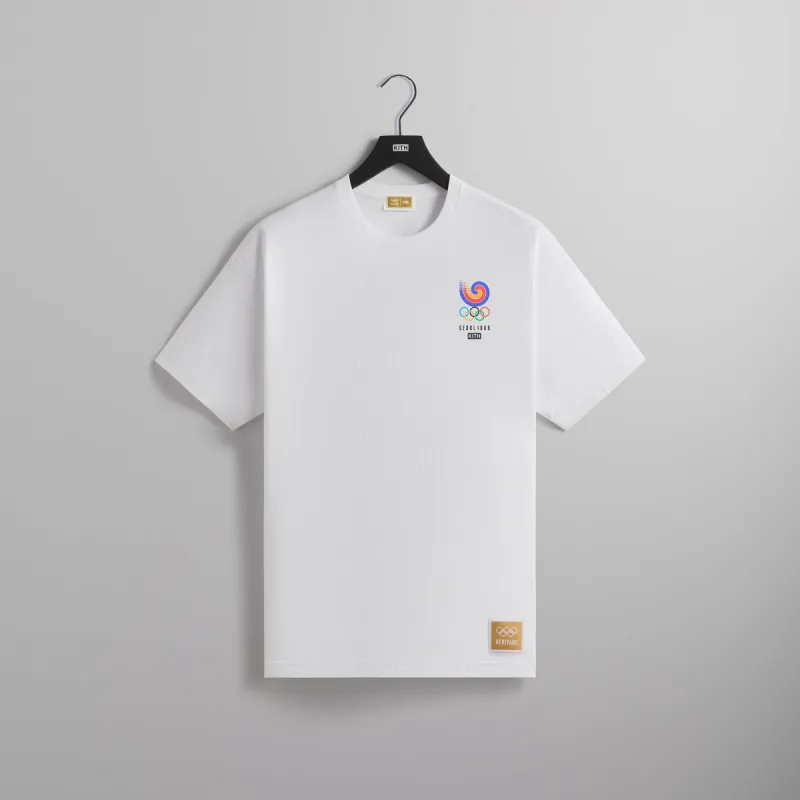 Kith for Olympics Heritage Seoul 1988 Vintage Tee - White sold by Kith