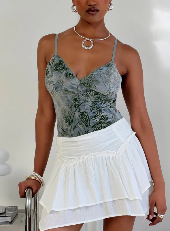 Love Again Bodysuit Blue sold by Princess Polly