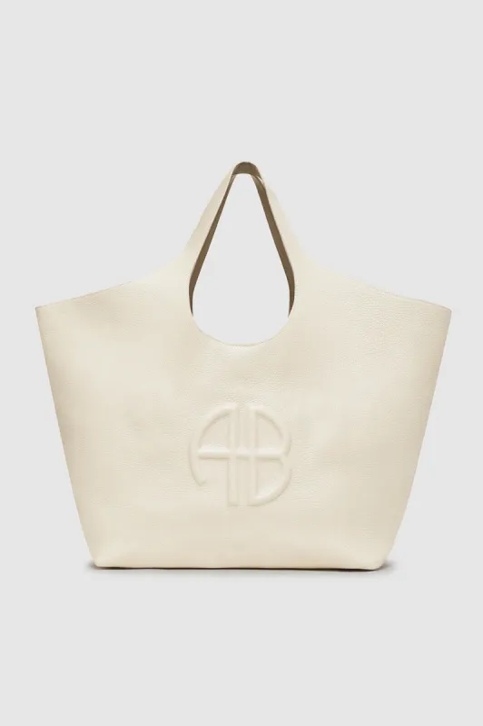Lili Tote - Sand Pebbled sold by Anine Bing