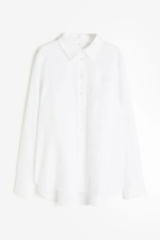 H&M - Linen shirt - White sold by H&M