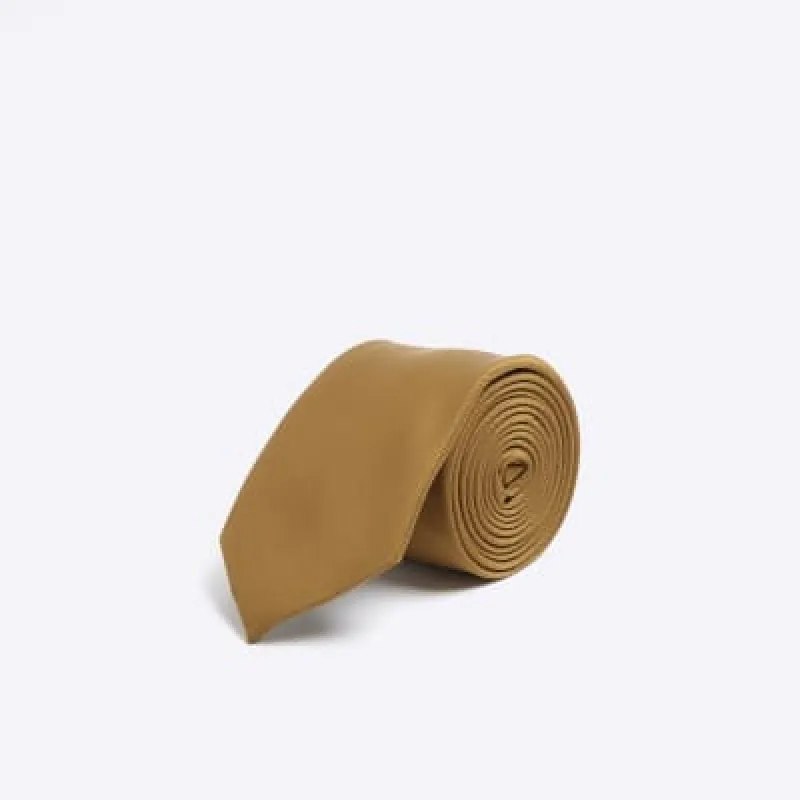 Yellow Twill Tie sold by River Island