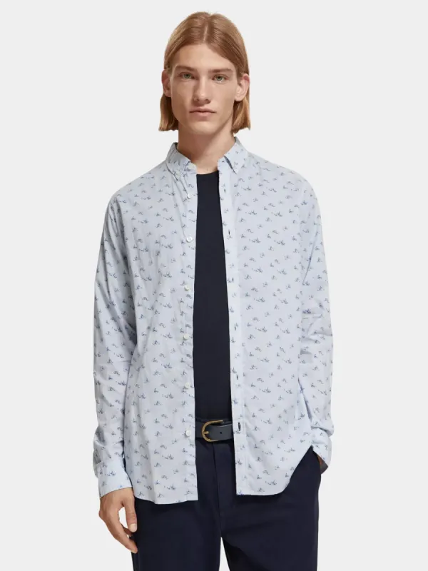 Slim fit printed shirt sold by Scotch and Soda