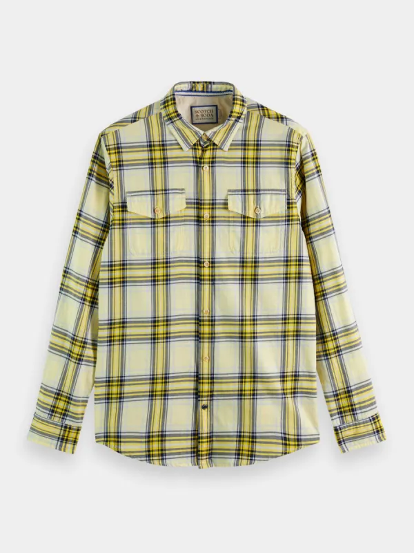 Flannel check shirt sold by Scotch and Soda