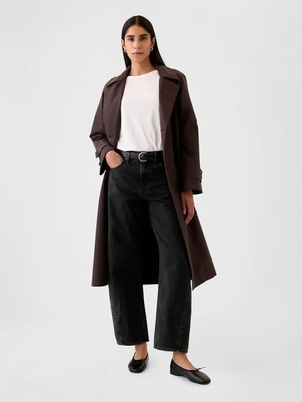 High Rise Barrel Jeans sold by GAP