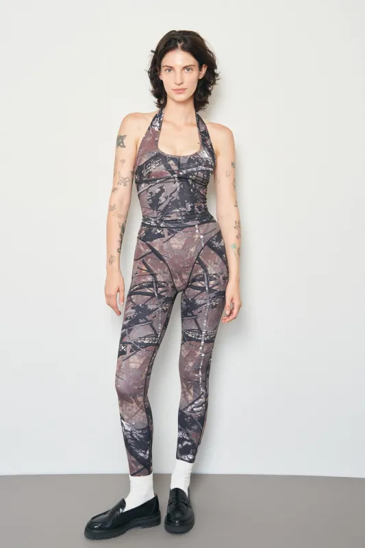Forest Camo Thong Yoga Leggings sold by Fashion Brand Company