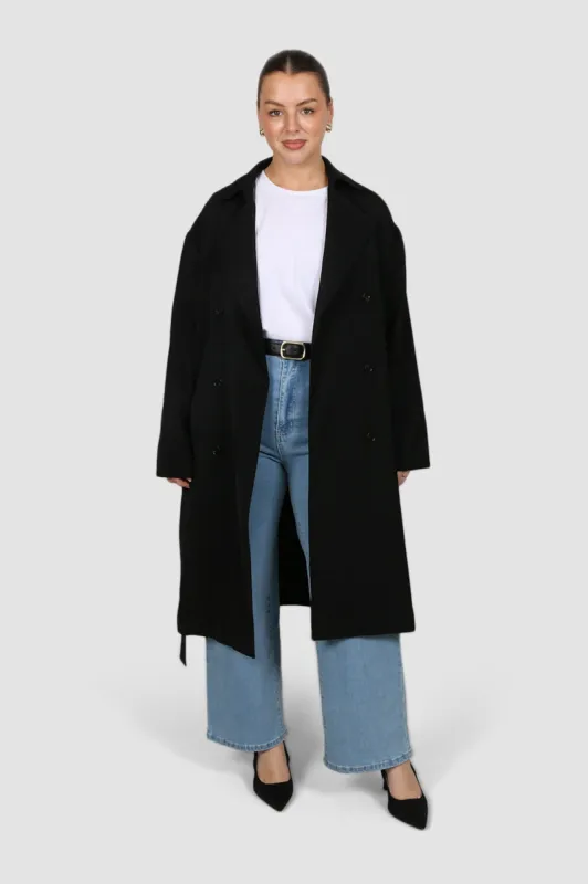 LENNOX TRENCH BLACK sold by FAYT The Label