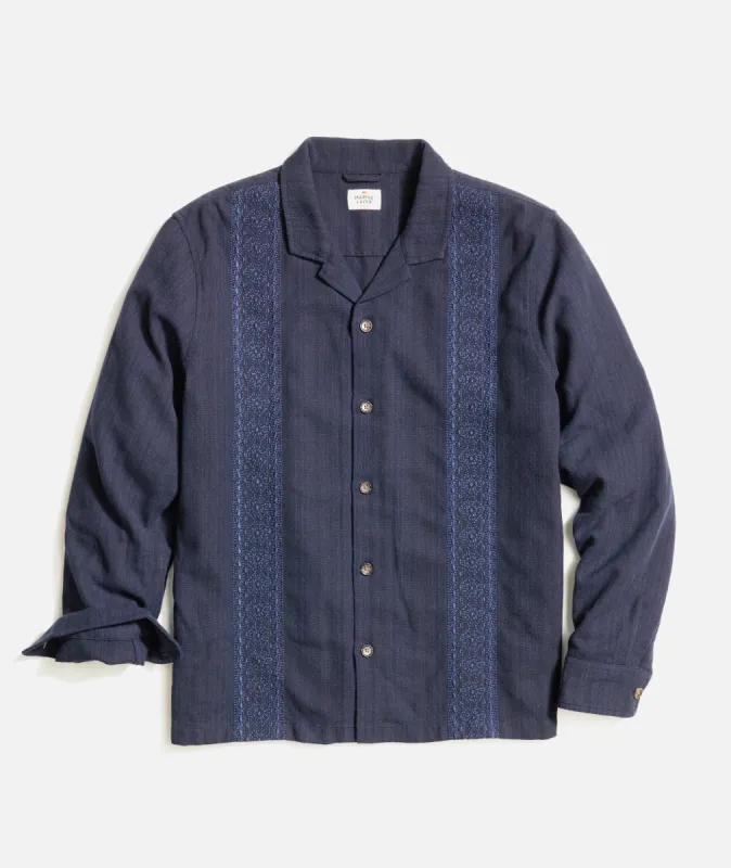Embroidered Long Sleeve Resort Shirt sold by Marine Layer