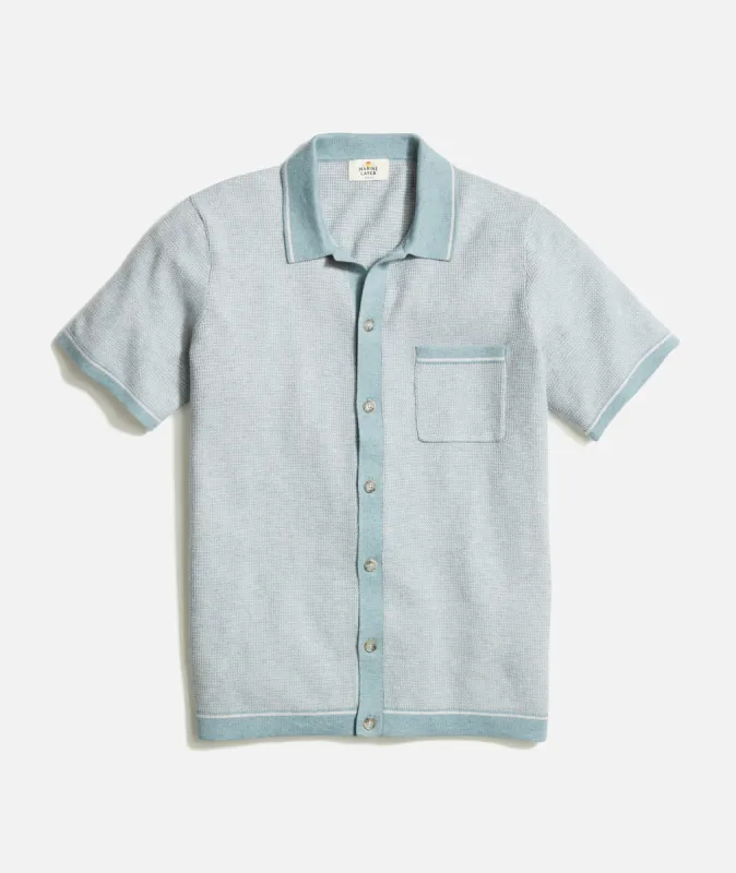 Wyatt Sweater Button-Down sold by Marine Layer