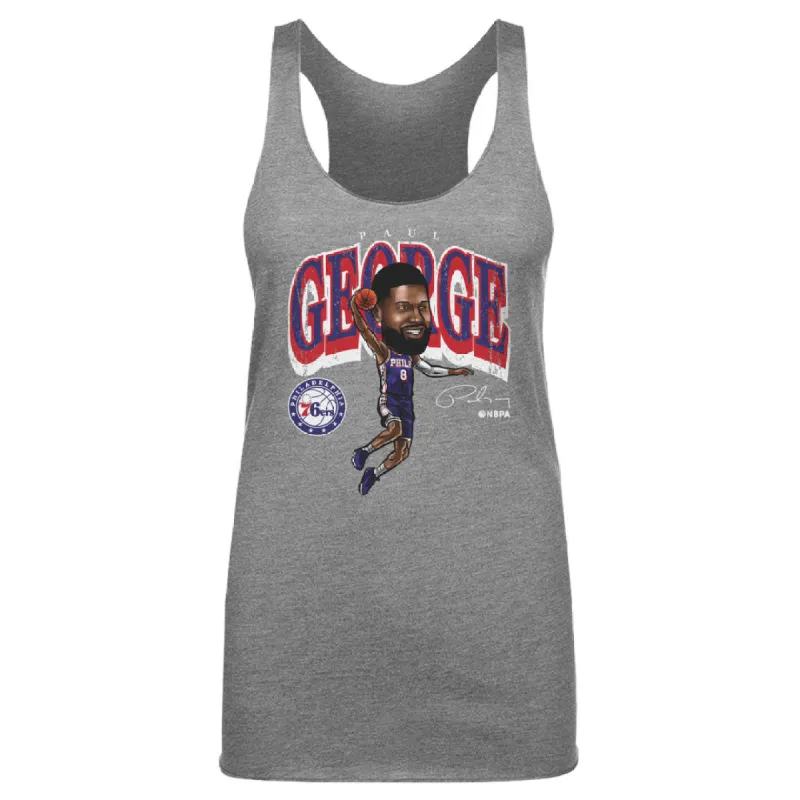 Paul George Philadelphia 76ers Cartoon WHT sold by 500 Level