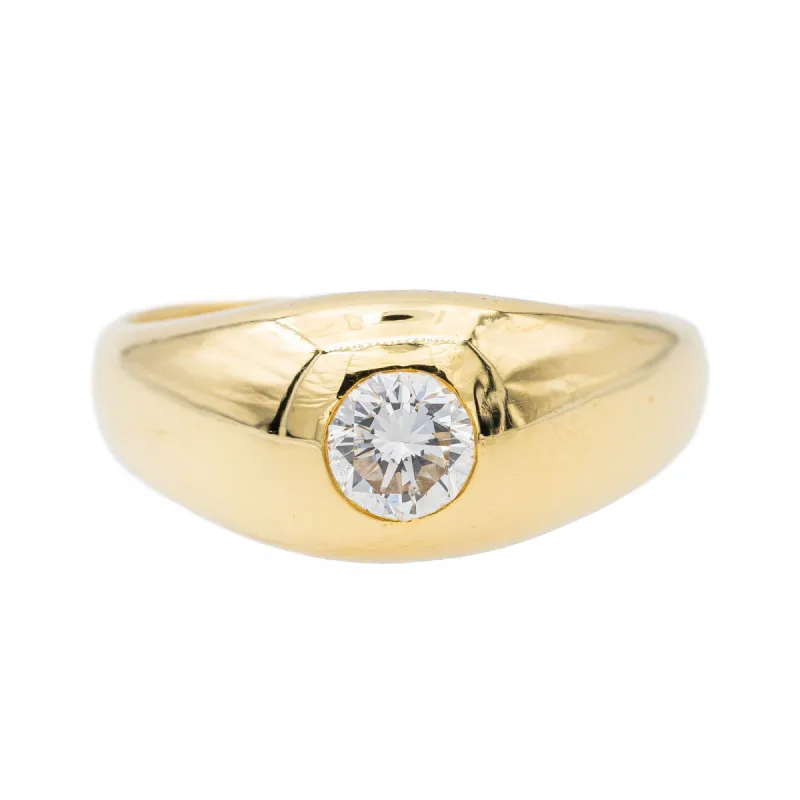 Bague Jonc Or jaune Diamant sold by 58 Facettes