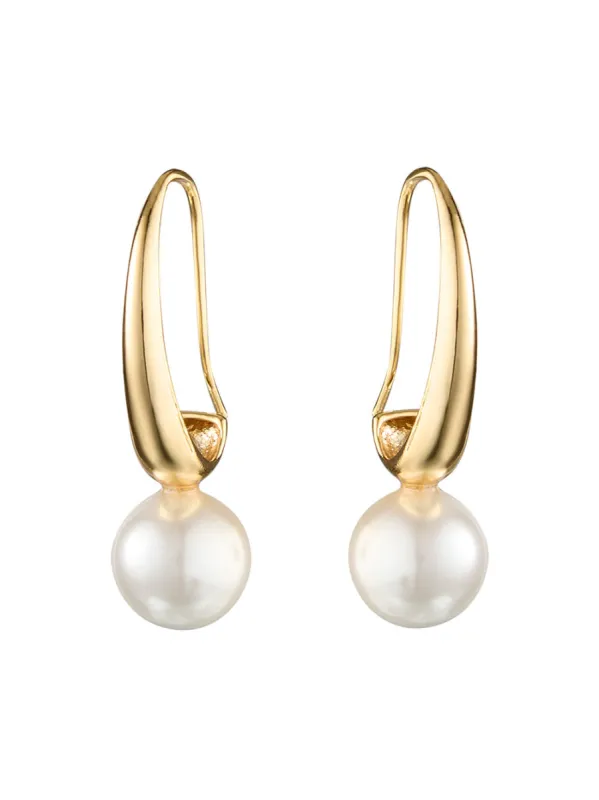 BLING BAR ARIA PEARL DROP EARRINGS sold by Yeltuor