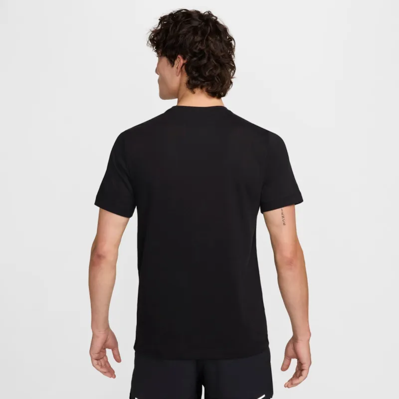 Nike Dri-FIT Running T-Shirt 'Black' FZ8066-010 sold by KicksCrew