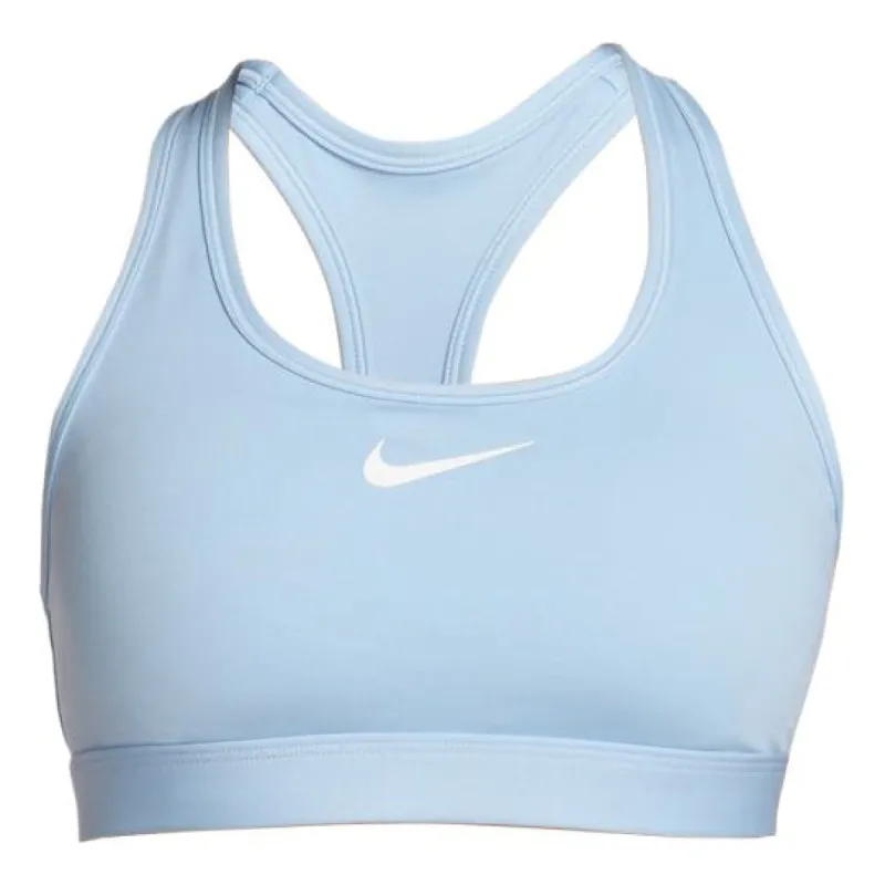 (WMNS) Nike Swoosh Medium Support Padded Sports Bra 'Blue' DX6822-440 sold by KicksCrew