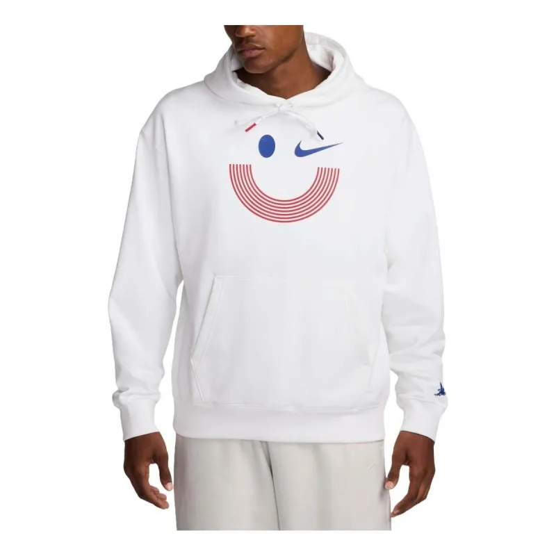 Nike USA Solo Swoosh Hoodie 'White' FN4416-100 sold by KicksCrew