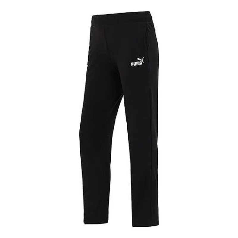 (WMNS) PUMA Essential Sweatpants 'Black' 588728-01 sold by KicksCrew