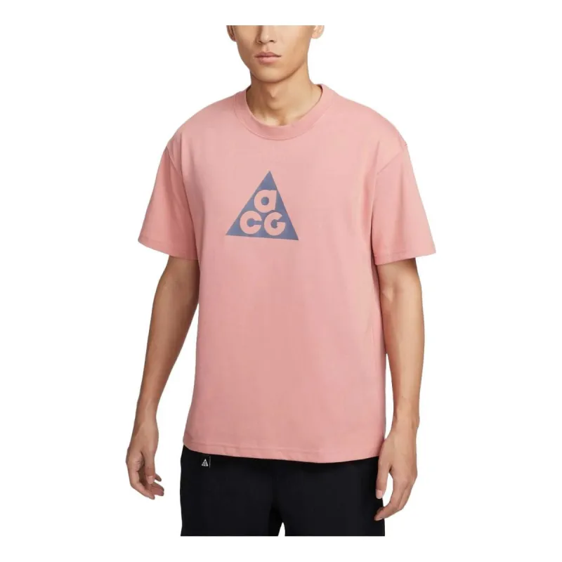 Nike ACG Dri-FIT Logo T-Shirt Asia Sizing 'Pink' FQ3741-618 sold by KicksCrew