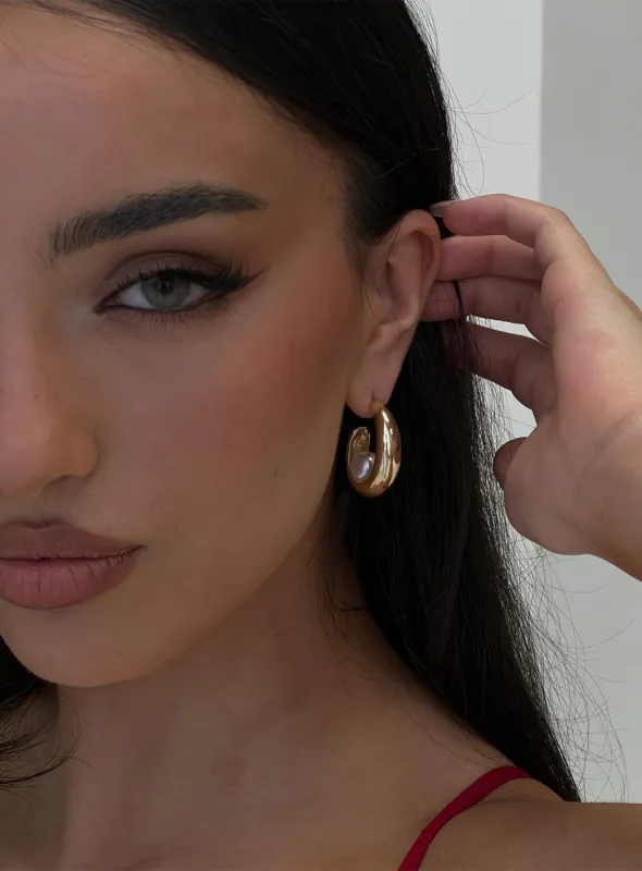 Noni Earrings Gold sold by Princess Polly