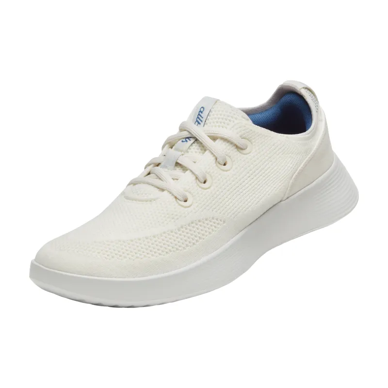 Women's Tree Runner Go - Natural White/Basin Blue (Barely Grey Sole) sold by allbirds