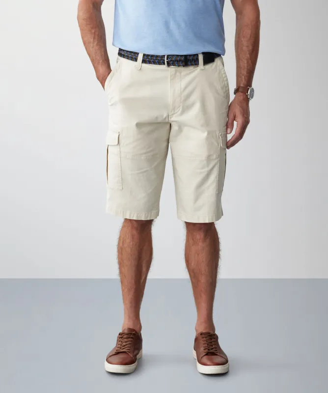 Long Cargo Shorts - Bone sold by GAZMAN
