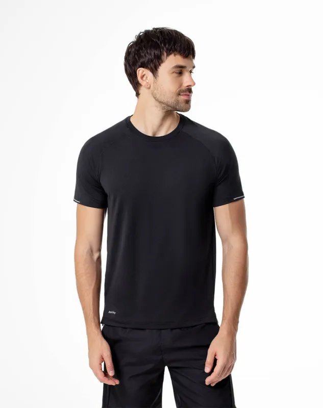 Camiseta deportiva hombre control humedad negra sold by Gef