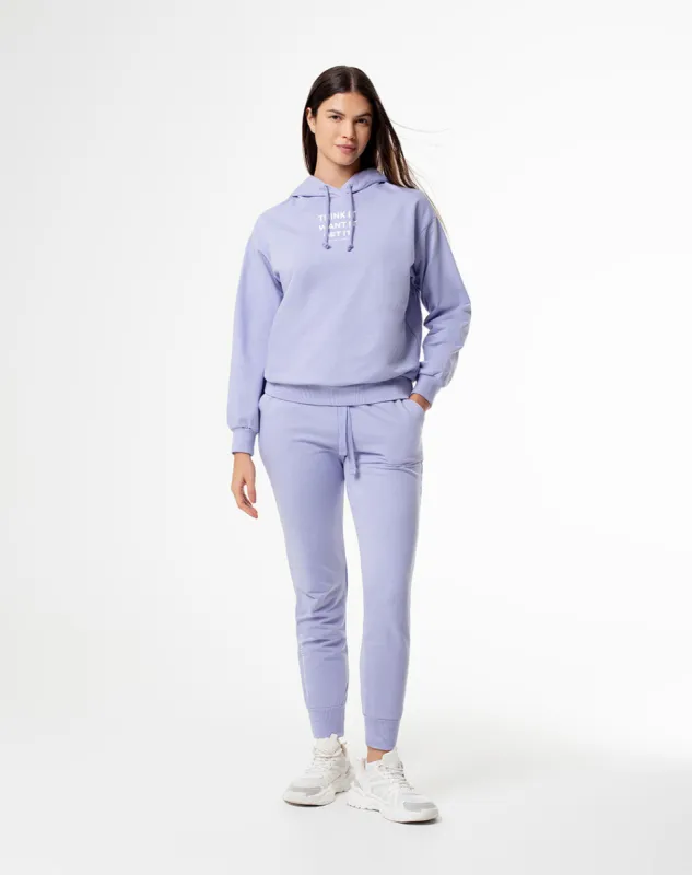 Jogger algodón sostenible lavanda para mujer sold by Gef