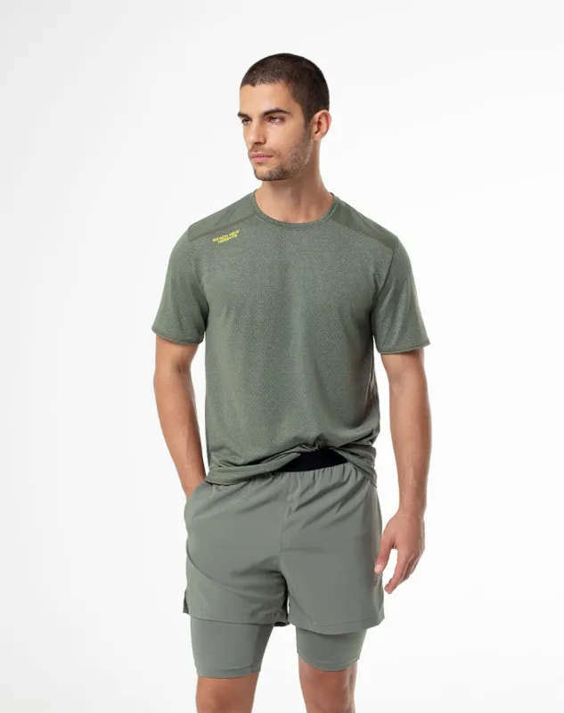 Pantaloneta deportiva ciclista interno verde para hombre sold by Gef