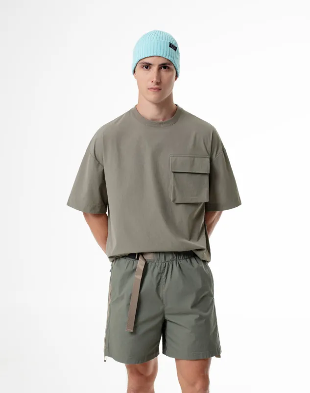 Bermuda regular fit verde sold by Gef