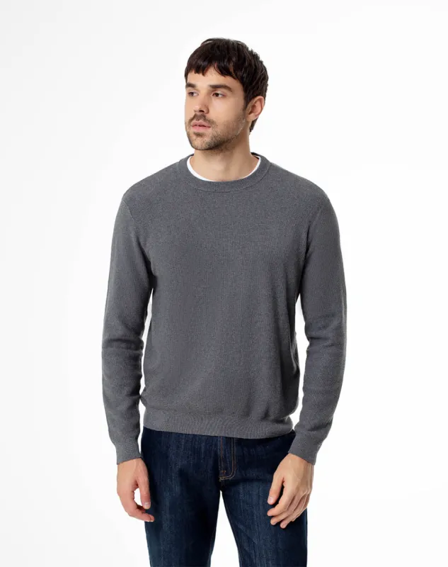 Buzo regular fit gris jaspe sold by Gef
