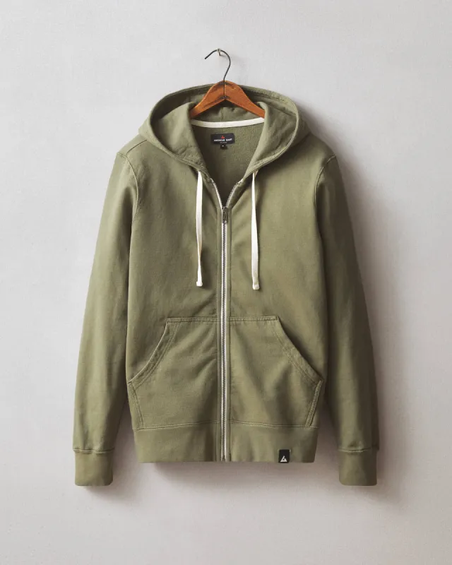 Carolina Full Zip - Artichoke sold by American Giant